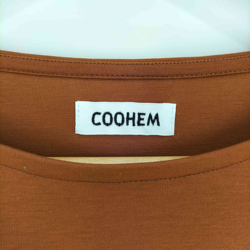コーヘン COOHEM KNIT DETAIL T-SHIRT レディース JPN:S