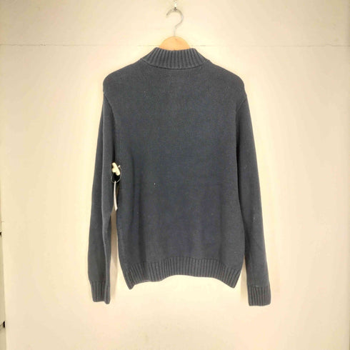 チャップス CHAPS ロゴ刺繍ハーフジップニット メンズ L