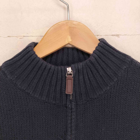 チャップス CHAPS ロゴ刺繍ハーフジップニット メンズ L