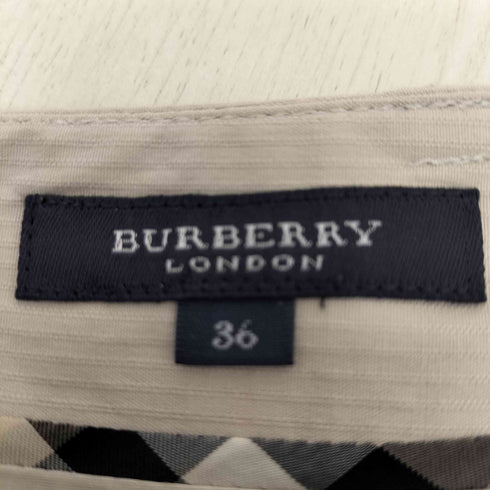 バーバリーロンドン BURBERRY LONDON ピケフレアスカート レディース 36
