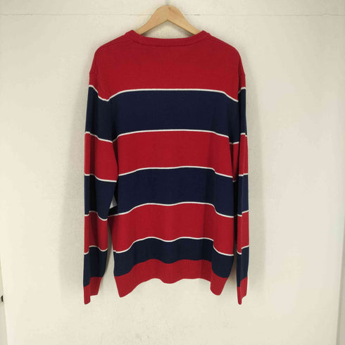 チャップス CHAPS ボーダー柄クルーネックニット メンズ XXL
