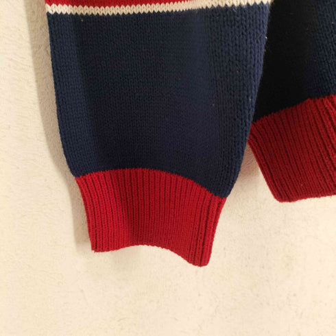 チャップス CHAPS ボーダー柄クルーネックニット メンズ XXL
