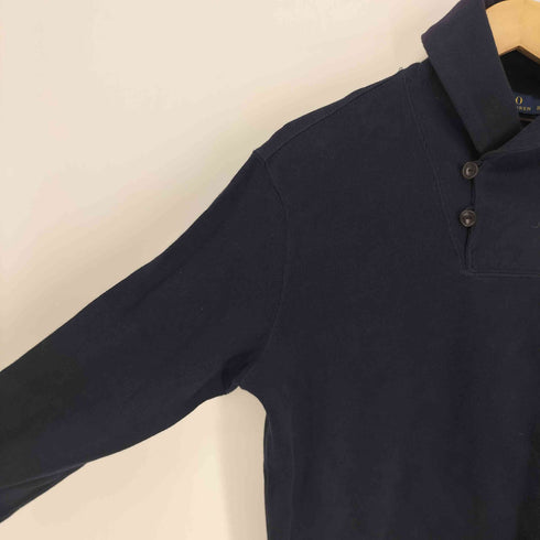 ポロラルフローレン POLO RALPH LAUREN ポニー刺繍 ショールカラー スウェット シャツ メンズ import:S
