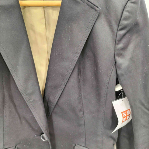 ミッシェルクラン MICHEL KLEIN コットンツイル 1B シングルテーラードジャケット レディース 38