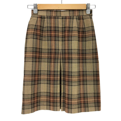 ブルックスブラザーズ BROOKS BROTHERS タータンチェックウールスカート レディース 64-91