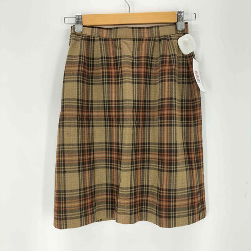 ブルックスブラザーズ BROOKS BROTHERS タータンチェックウールスカート レディース 64-91