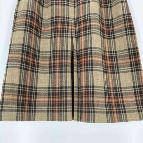 ブルックスブラザーズ BROOKS BROTHERS タータンチェックウールスカート レディース 64-91