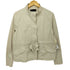バナナリパブリック BANANA REPUBLIC コットン 比翼 ドロスト ジャケット レディース import:M