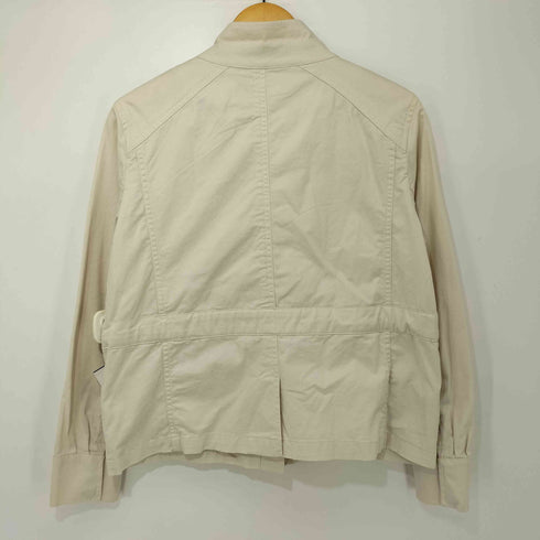 バナナリパブリック BANANA REPUBLIC コットン 比翼 ドロスト ジャケット レディース import:M