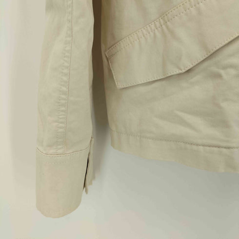 バナナリパブリック BANANA REPUBLIC コットン 比翼 ドロスト ジャケット レディース import:M