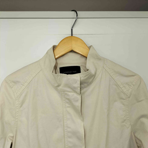 バナナリパブリック BANANA REPUBLIC コットン 比翼 ドロスト ジャケット レディース import:M