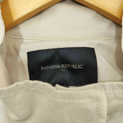 バナナリパブリック BANANA REPUBLIC コットン 比翼 ドロスト ジャケット レディース import:M