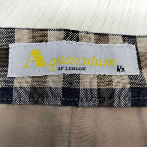 アクアスキュータム AQUASCUTUM チェック柄スカート レディース 65