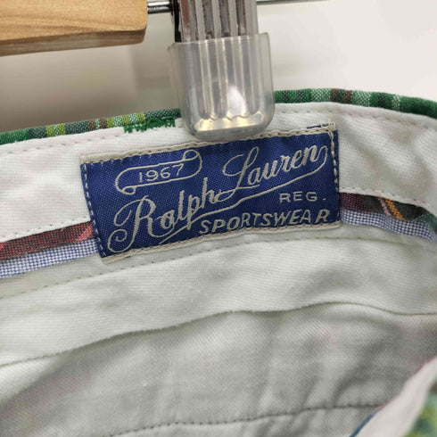ポロバイラルフローレン Polo by RALPH LAUREN 90S タータンチェック コットン ショーツ メンズ 32