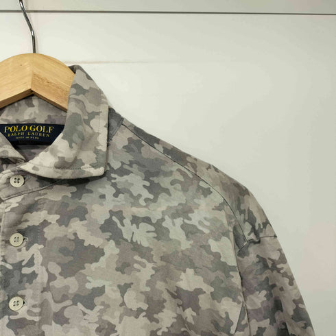ポロゴルフラルフローレン POLO GOLF RALPH LAUREN ポニー無し カモ柄 S/S ポロシャツ メンズ SP