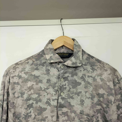 ポロゴルフラルフローレン POLO GOLF RALPH LAUREN ポニー無し カモ柄 S/S ポロシャツ メンズ SP
