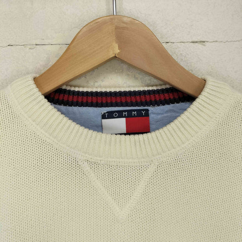 トミーヒルフィガー TOMMY HILFIGER Vガゼットクルーネックニット メンズ L