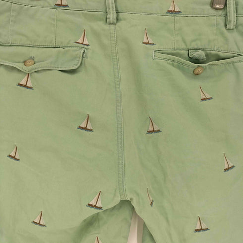 ポロバイラルフローレン Polo by RALPH LAUREN 90S SLIM GI FIT ボートデザイン コットン ショーツ メンズ