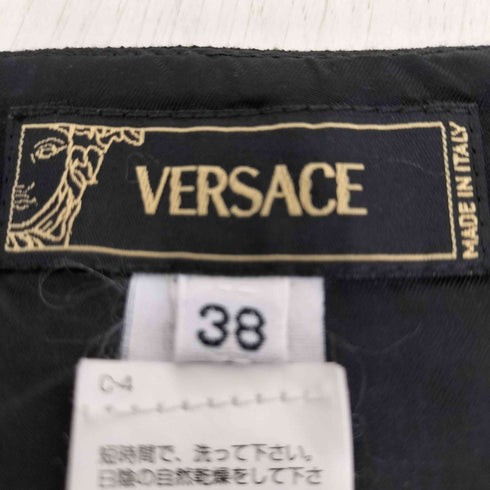 ヴェルサーチ VERSACE イタリア製 フロントスリットスカート レディース 38