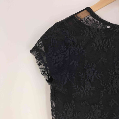 マウジー moussy 25SS LACE LAYERED OPEN NECK トップス レディース FREE