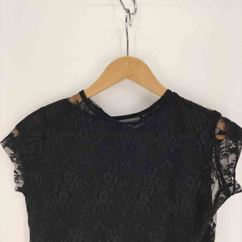 マウジー moussy 25SS LACE LAYERED OPEN NECK トップス レディース FREE