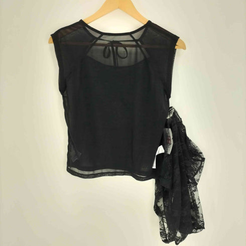 マウジー moussy 25SS LACE LAYERED OPEN NECK トップス レディース FREE