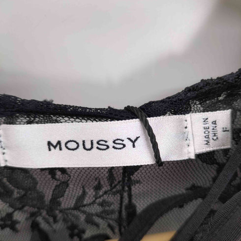 マウジー moussy 25SS LACE LAYERED OPEN NECK トップス レディース FREE