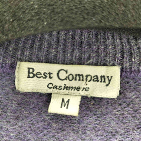 BEST COMPANY CASHMERE カシミヤ混 Vネックニット メンズ JPN:M