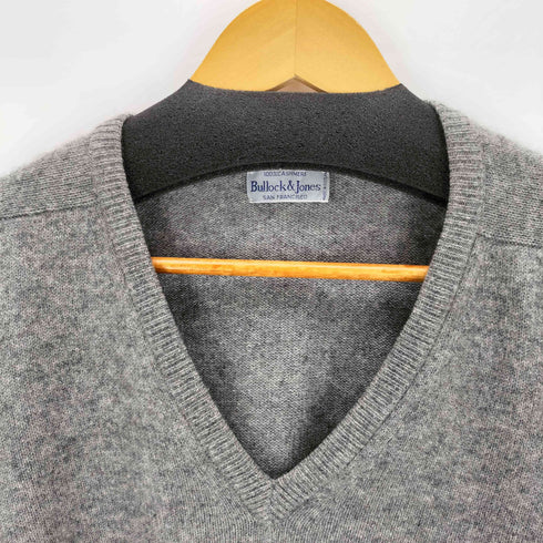Bullock&Jones 90-00s カシミヤ100% Vネックニット メンズ JPN:L