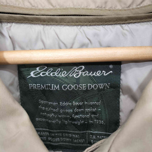 エディーバウアー Eddie Bauer PREMIUM GOOSE DOWN ライナー付き ダウン ショート ステンカラー コート メンズ import:M