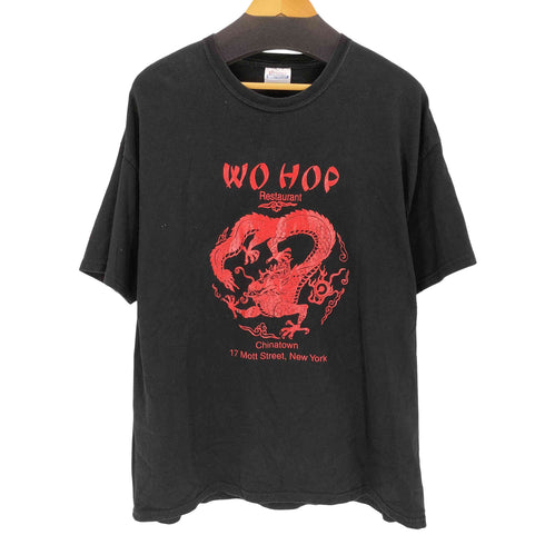 ヘインズ Hanes 企業プリントクルーネックTシャツ メンズ JPN:XL