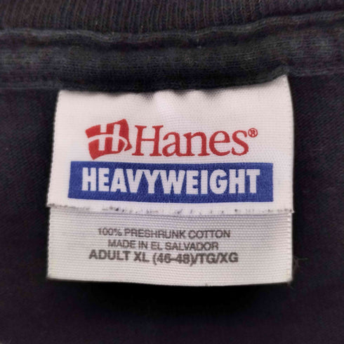 ヘインズ Hanes 企業プリントクルーネックTシャツ メンズ JPN:XL