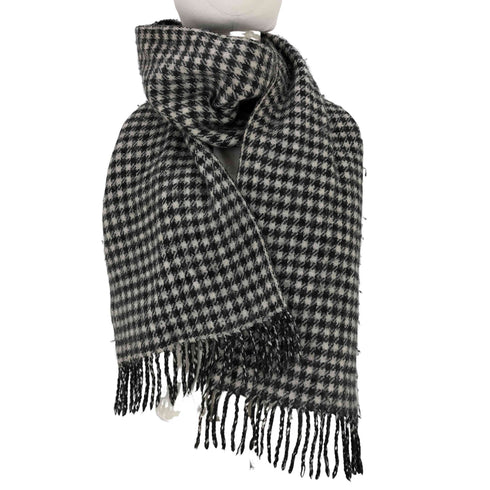 コムデギャルソンオム COMME des GARCONS HOMME 千鳥格子 ツイル ダブルフェイスマフラー メンズ