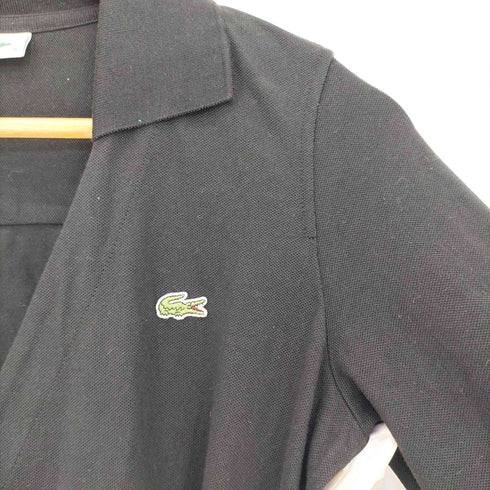 ラコステ LACOSTE ポロシャツディテールラップドレス レディース 36