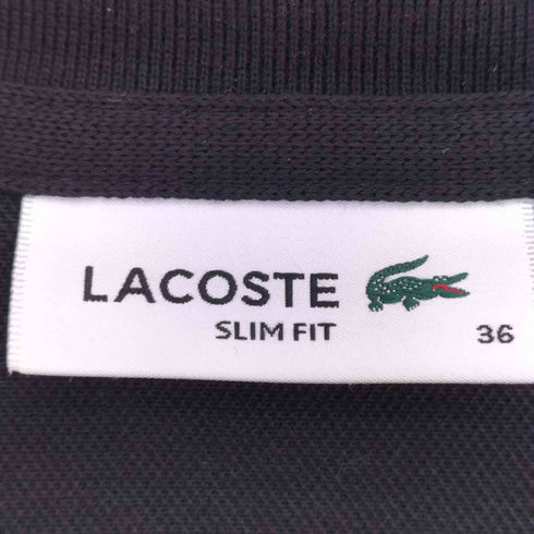ラコステ LACOSTE ポロシャツディテールラップドレス レディース 36