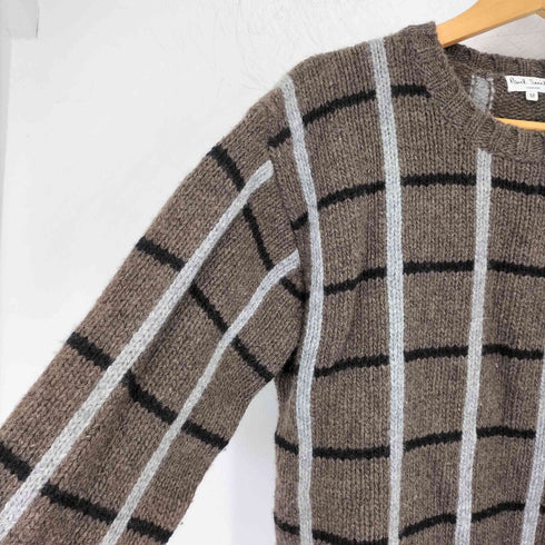 ポールスミスロンドン Paul Smith LONDON チェック柄 ウールニットセーター メンズ JPN:M
