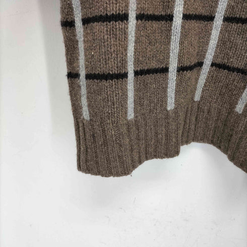ポールスミスロンドン Paul Smith LONDON チェック柄 ウールニットセーター メンズ JPN:M