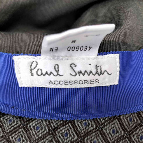 ポールスミス Paul Smith accessory 小紋柄 ウールハット レディース M