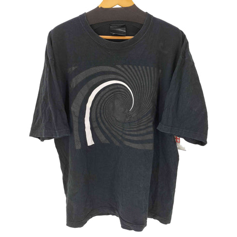 麻中之蓬 渦 両面 プリンント 半袖 Tシャツ メンズ JPN:XL