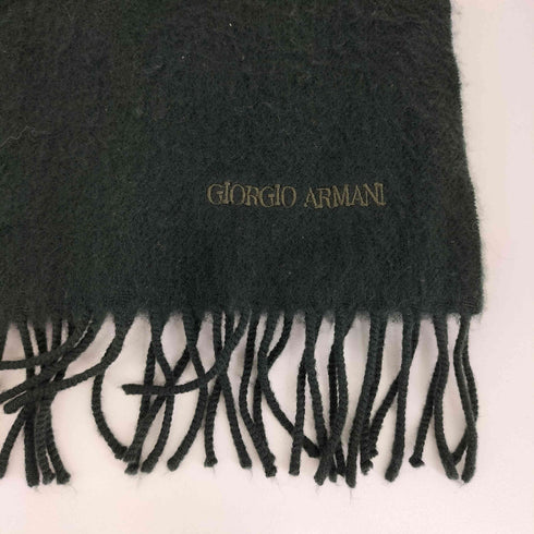 ジョルジオアルマーニ Giorgio Armani ウール100マフラー メンズ