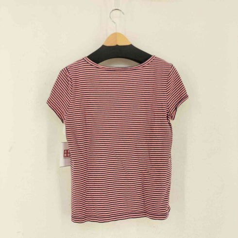 アーペーセー A.P.C. S/S コットンボーダークルーネックTシャツ レディース import:M