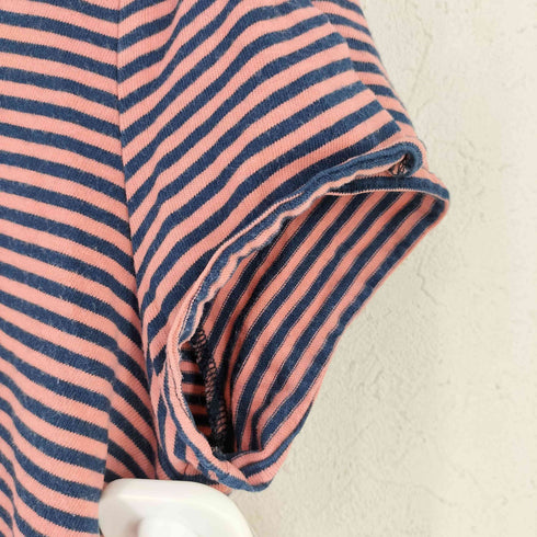 アーペーセー A.P.C. S/S コットンボーダークルーネックTシャツ レディース import:M