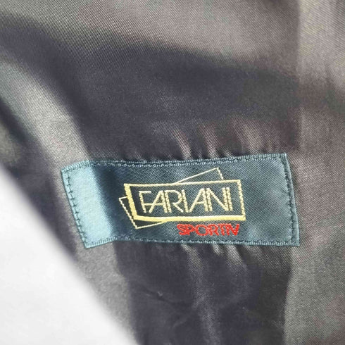 FARIANI SPORTIV 金ボタン 紺ブレ ダブルテーラードジャケット メンズ
