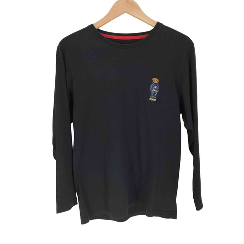 ポロラルフローレン POLO RALPH LAUREN ポロベアー刺繍 LS Tシャツ メンズ M