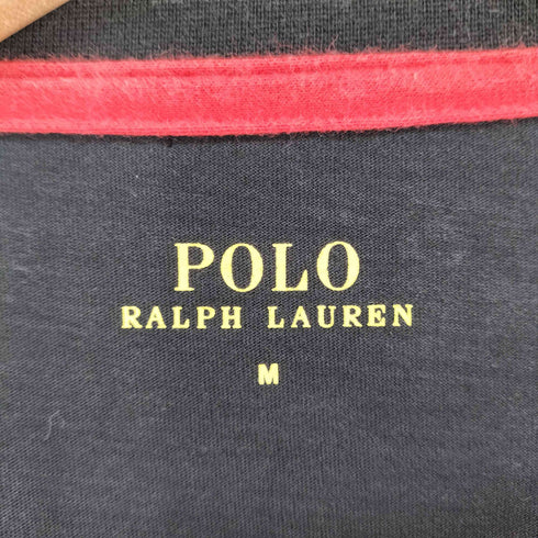 ポロラルフローレン POLO RALPH LAUREN ポロベアー刺繍 LS Tシャツ メンズ M
