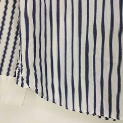 マッキントッシュフィロソフィー MACKINTOSH PHILOSOPHY 丸襟 ストライプ ラウンドカラーシャツ レディース 38