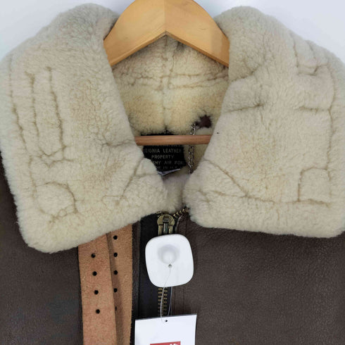 USA製 TALONジップ B-3 FLIGHT JACKET パネルレザー フライトジャケット メンズ US:38