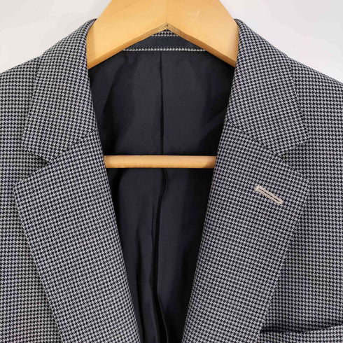 ポールスミス Paul Smith SOHO FIT ウール 千鳥格子 背抜き 2Bテーラードジャケット&センタープレスパンツ セットアップ メンズ import:S