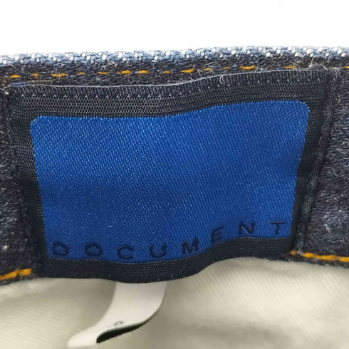 DOUCUMENT リジット ワイド デニムパンツ メンズ S