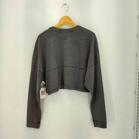 キス KITH ワンポイント ラバーボックスロゴ クロップド 長袖Tシャツ カットソー レディース XL